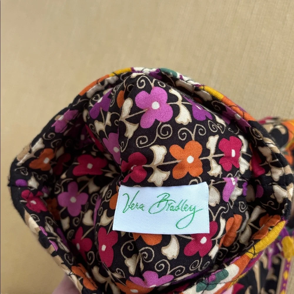 Vera Bradley Suzani Floral Cheers to You Bottle Cinch Bag